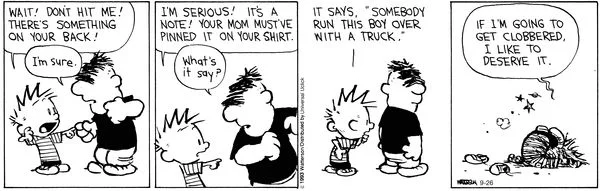 Calvin & Hobbes Bullies