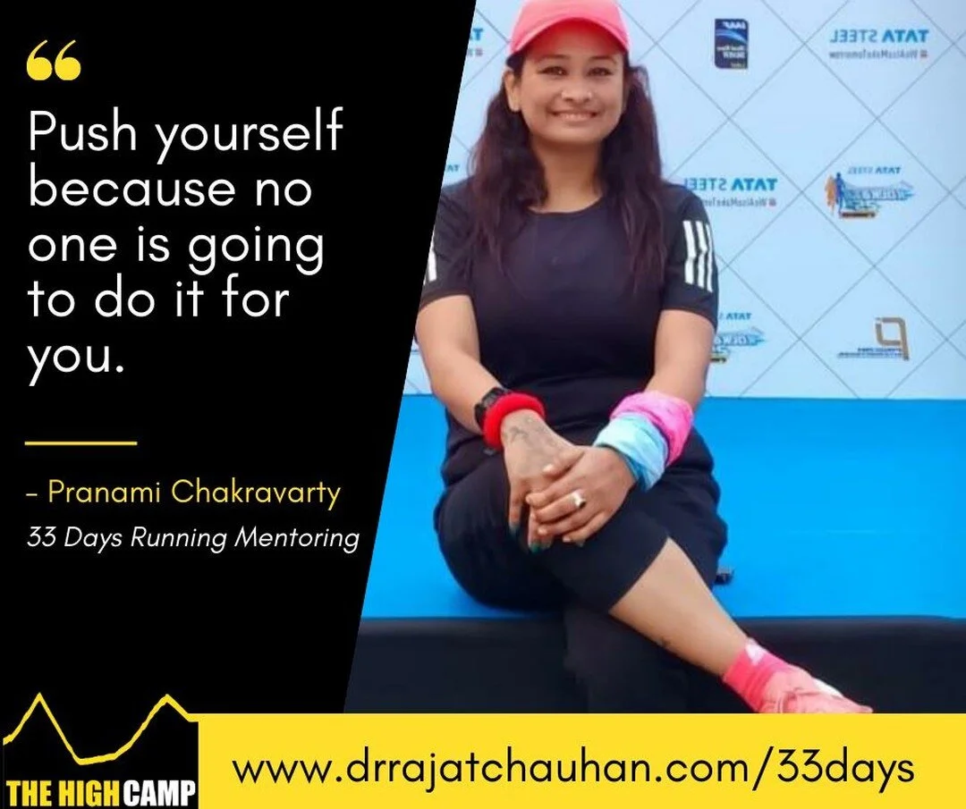 In our eagerness to race others throughout life, we lose touch with ourselves. Let's connect with ourselves. 33 Days Run &amp; Bee Mentoring @ The High Camp #2 starts from 21st October. 

@laultra555 #laultra #thehighcamp #beyourbestfriend 
#run #run