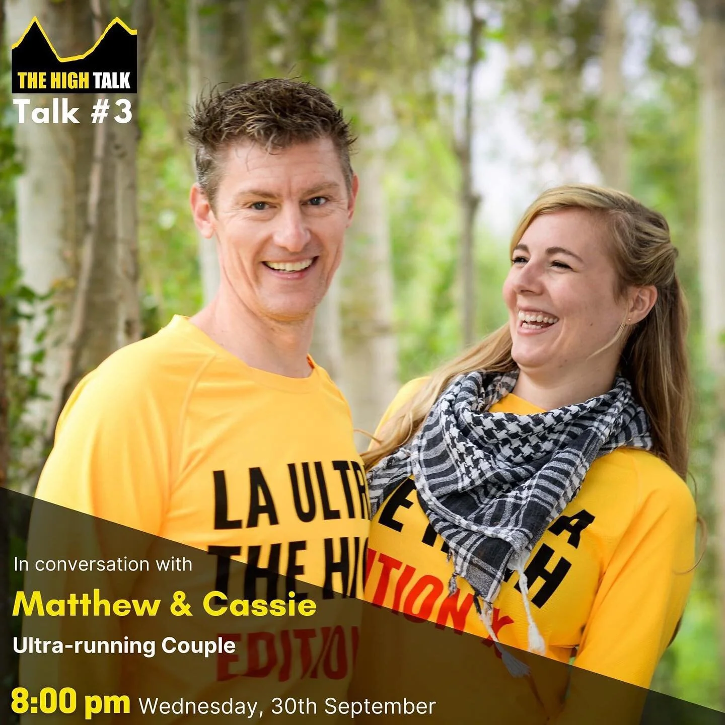 Matthew, the second dude to have run 555 kms in Ladakh last year at La Ultra - The High, and Cassie, an amazing ultra runner herself, in 12 hours will sharing their running story and learnings from it with 33 Days Run &amp; Bee Mentoring Gang @The Hi