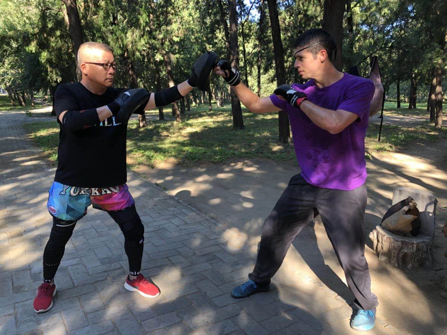 Master MaGuoHong and Josef Haber