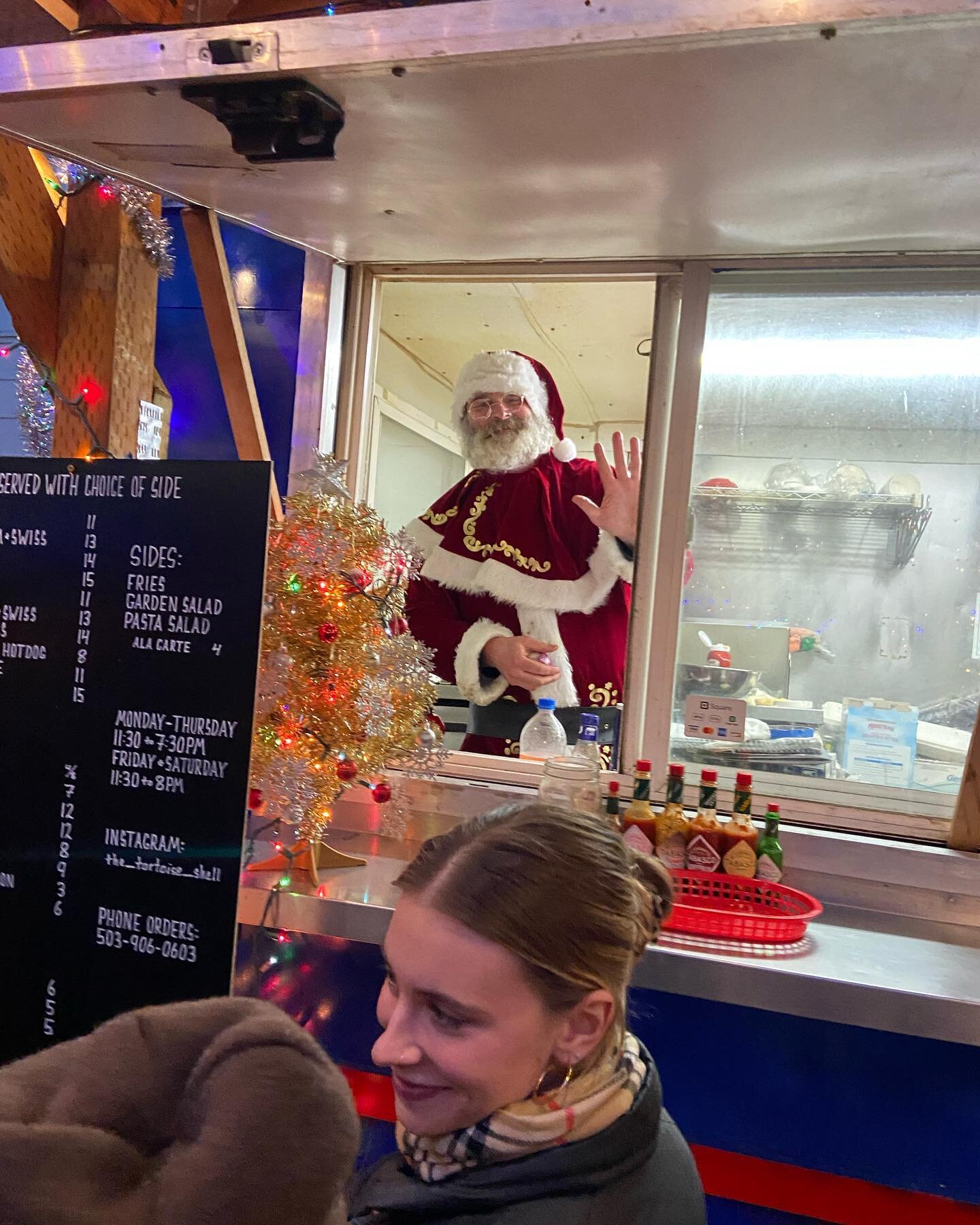 Get you Philly Cheese Steak from Santa! #santa