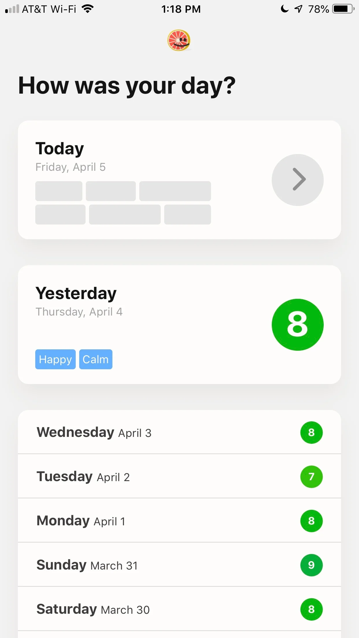 Grapefruit Mental Health Tracking App Counselors in Charlotte, NC