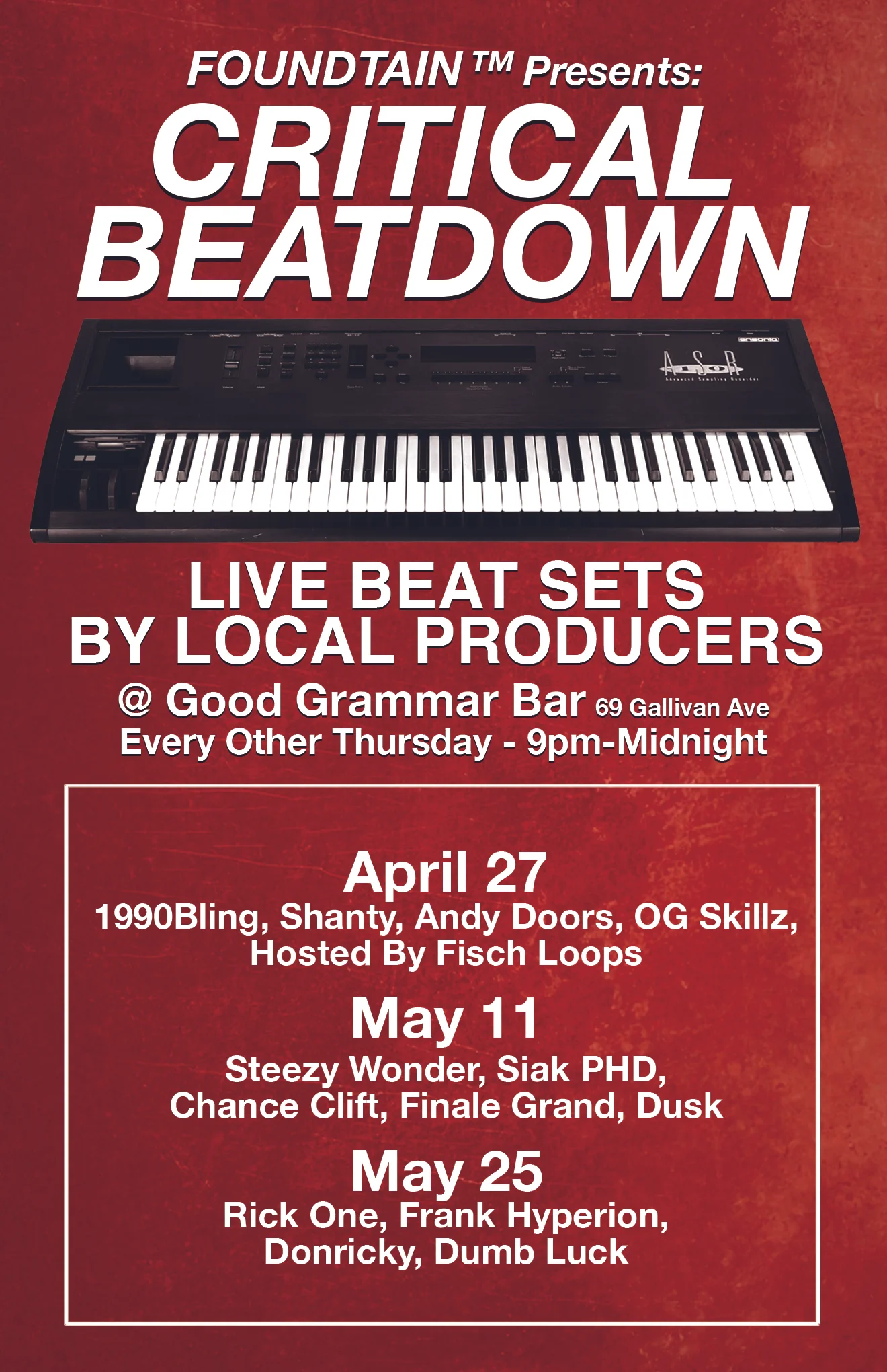 Upcoming Critical Beatdown