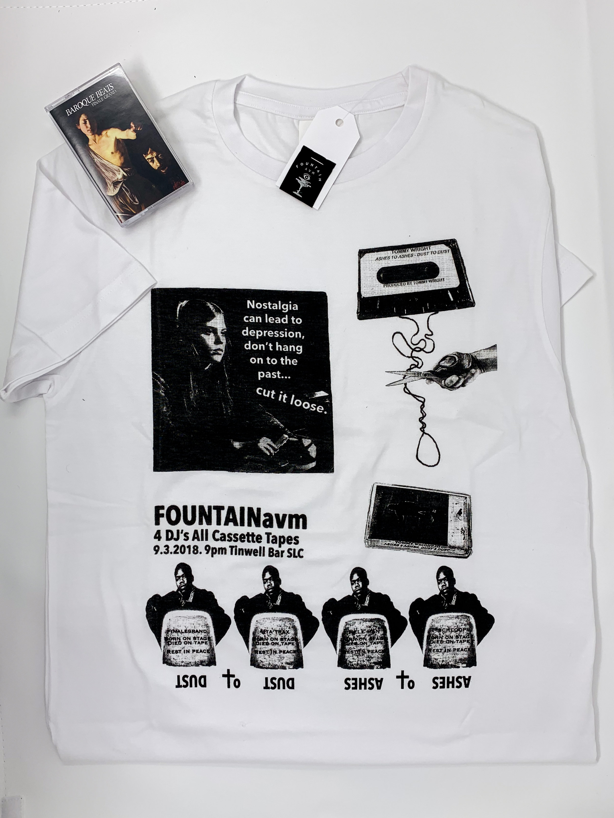 Nite of the Tapes -Nostalgia's a BIIITCH- Tee and Baroque Cassette Pack