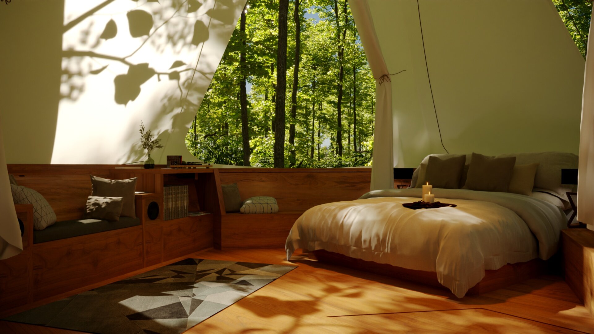 Bed in a treehouse (Copy)