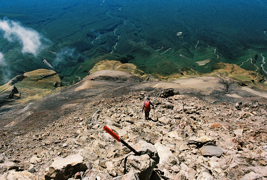 Hiking Mount Taranaki