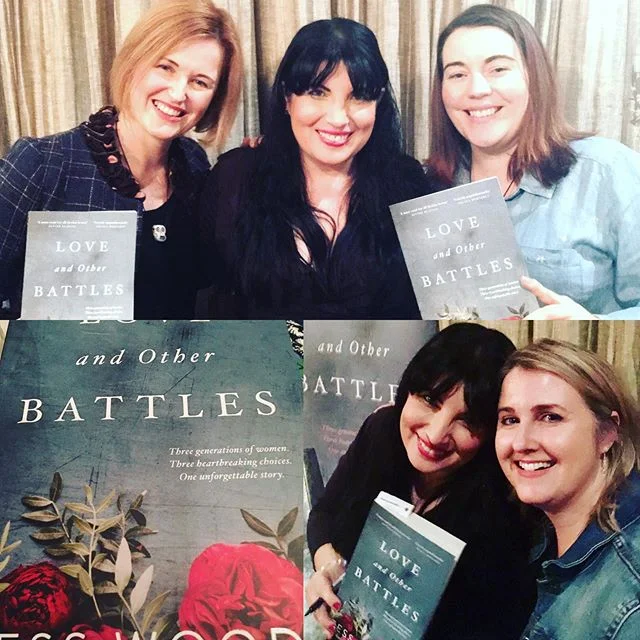 Last night I was at an event to celebrate the launch of Love and Other Battles by the fabulous Tess Woods. I can&rsquo;t wait to read it! Tess is an amazing woman, a wonderful writer - and she looks great in photos! Congratulations, Tess - on all fro