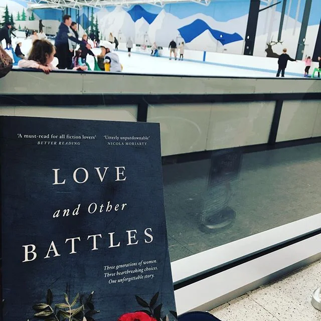Sunday arvo ice skating with @tesswoods_author ! Two fab books in a day - Love and Other Battles is this month&rsquo;s book for the @rachaeljohnsauthor Facebook bookclub - it&rsquo;s such a great read - can&rsquo;t wait to discuss it with Rach and Te