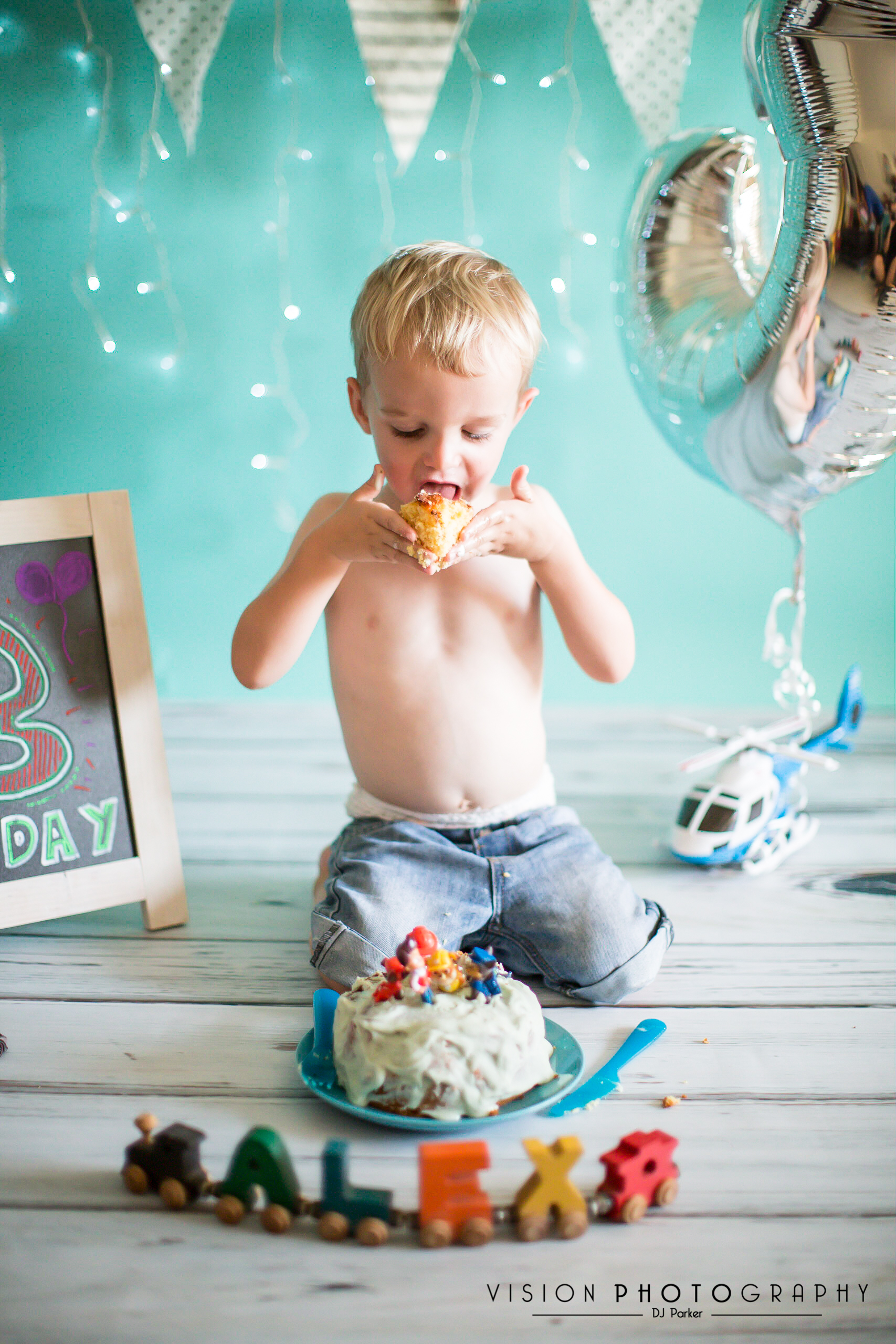 Cake smash home visit