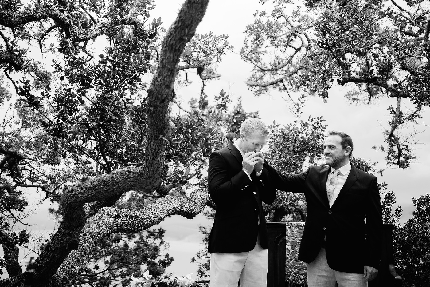 Same sex elopement ceremony in the Garden Route of South Africa.