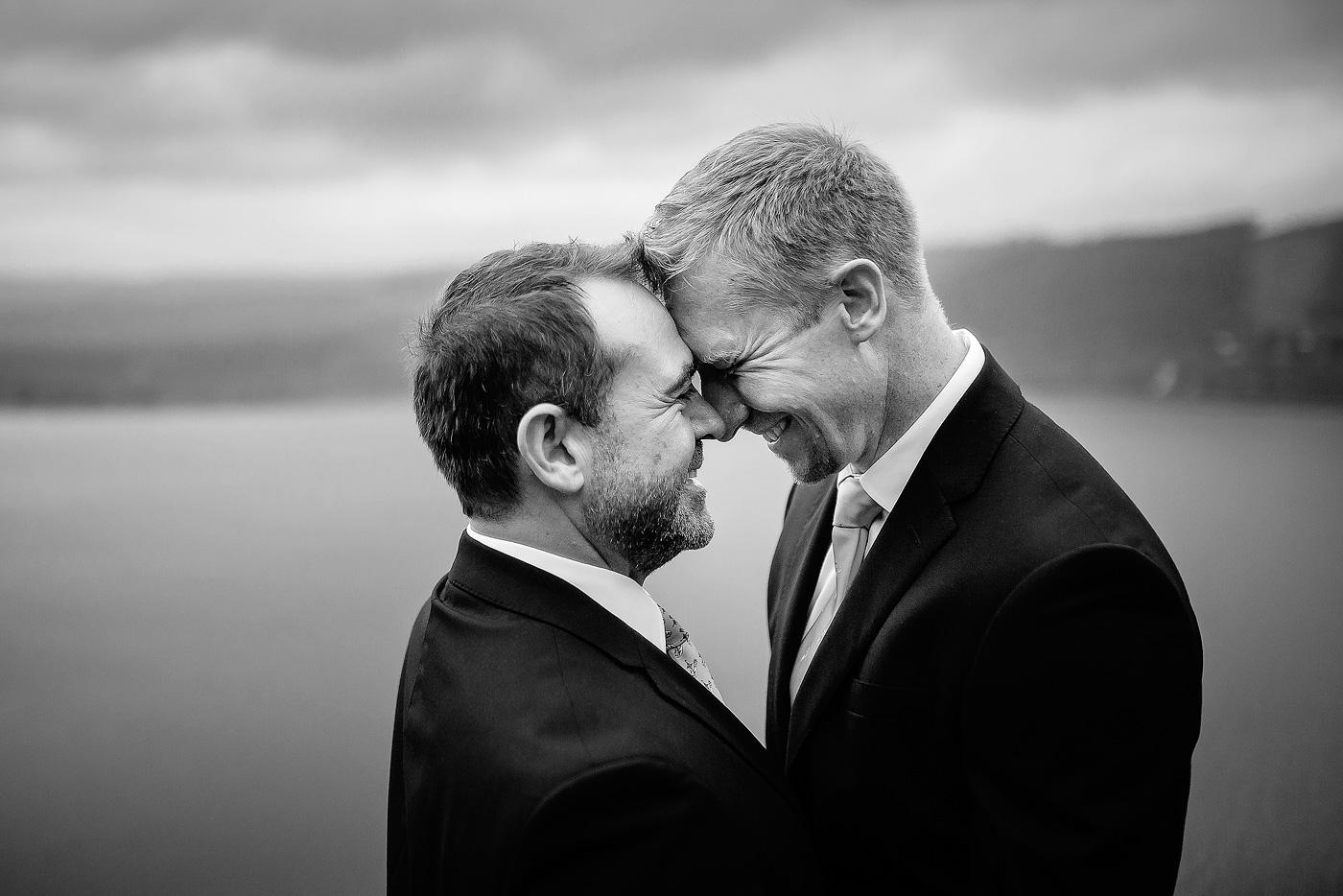 Classic and timeless portraits of two grooms at their same sex wedding in the Garden Route.