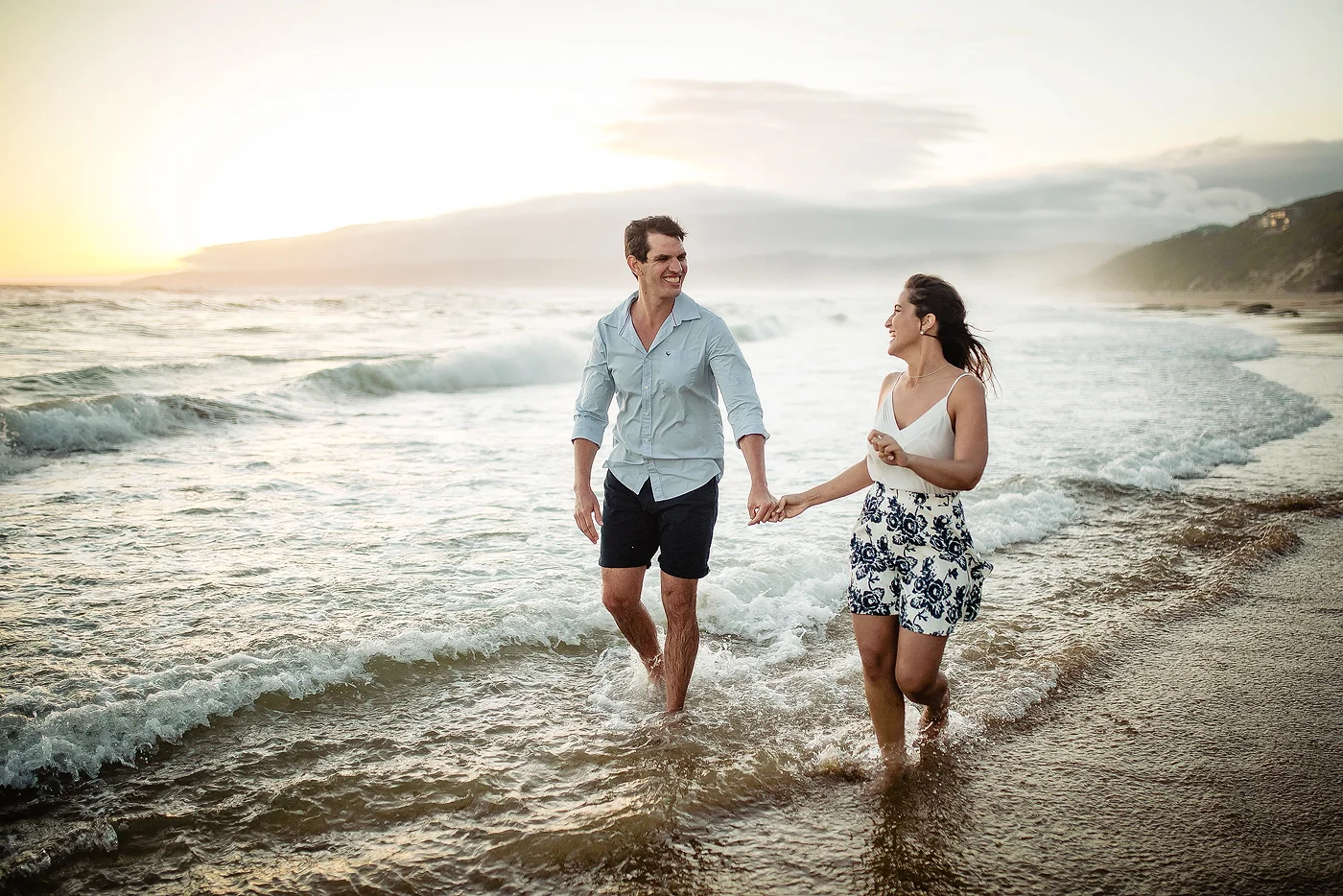 Garden Route Beach Engagement Shoot - Andries & Amira