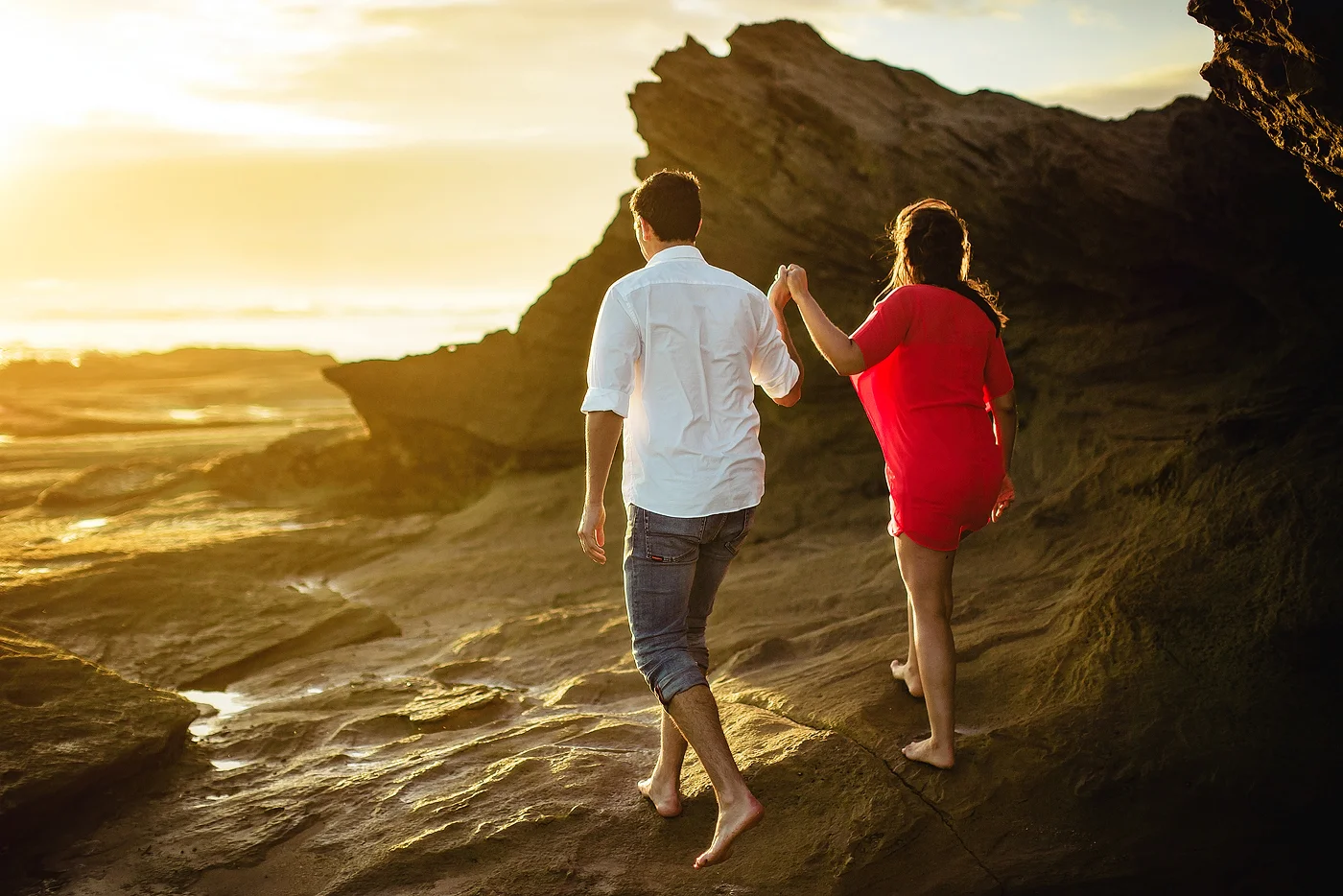 Garden Route Beach Engagement Shoot - Andries & Amira