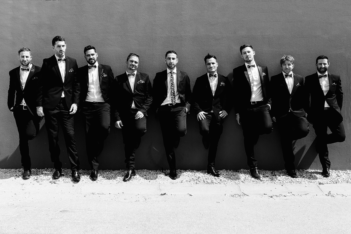 Jewish Wedding Groomsmen Portraits in Plettenberg Bay