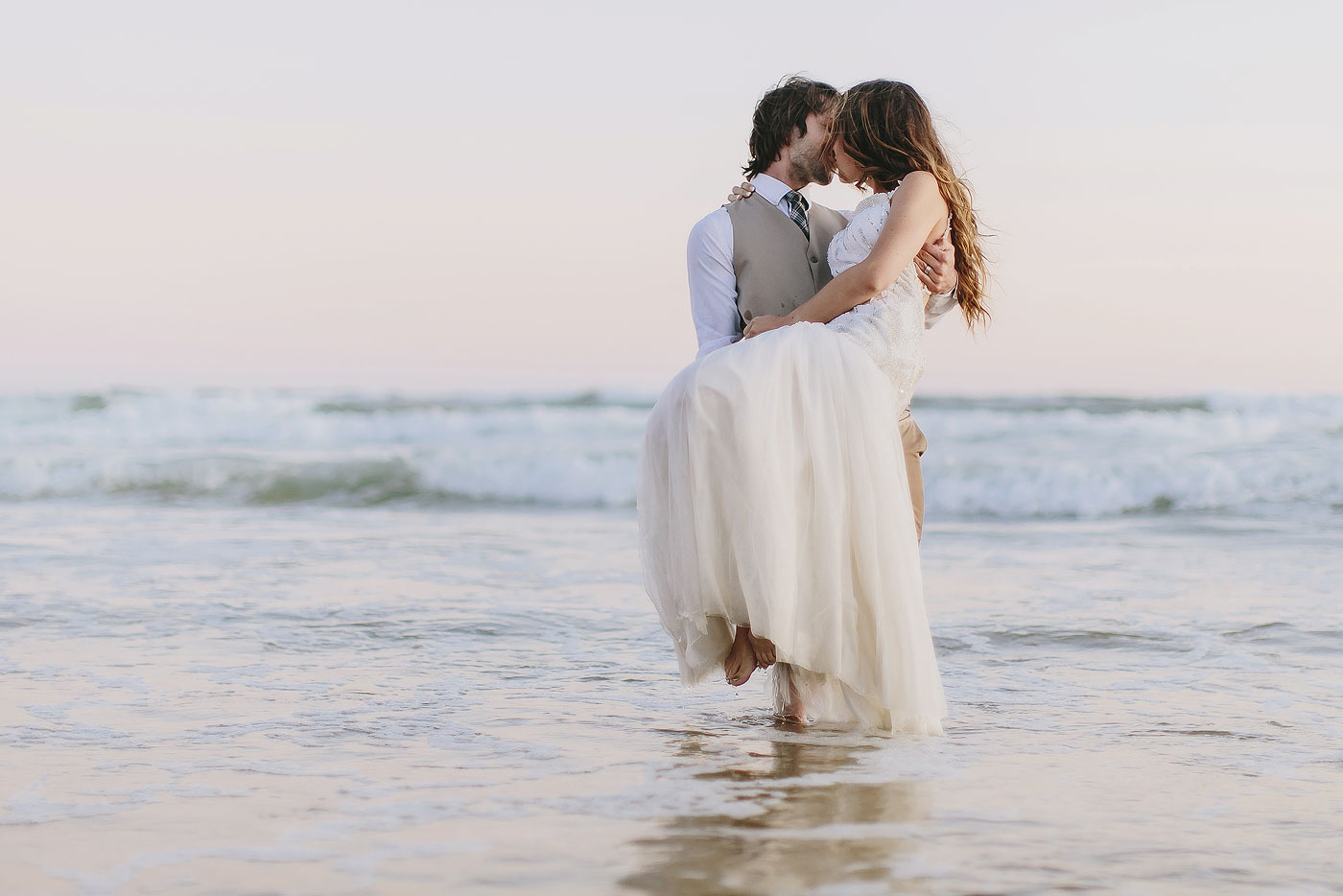 Water Trash The Dress Shoot