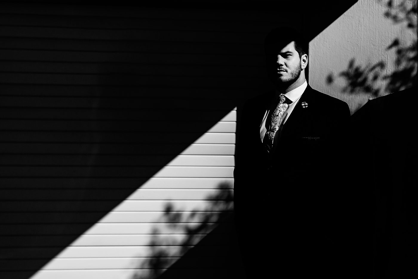Creative Groom Portrait