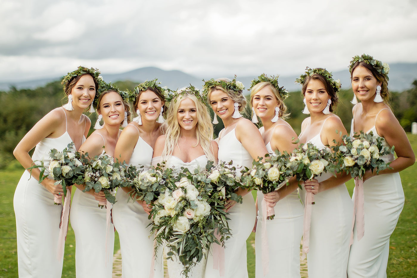 Stylish Bridesmaids Photo