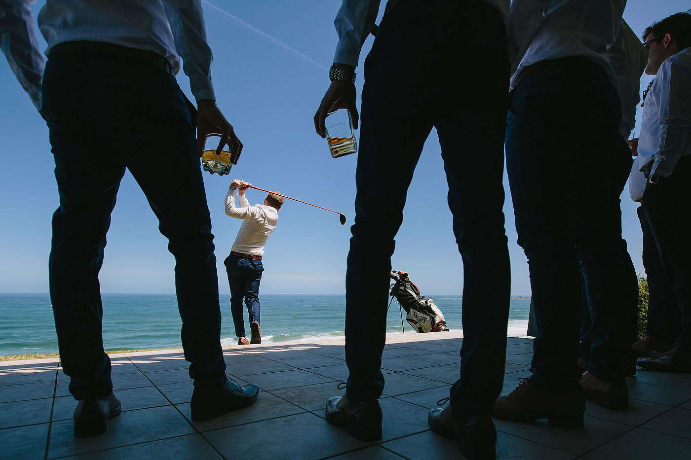 Creative Groomsmen and Groom Photo