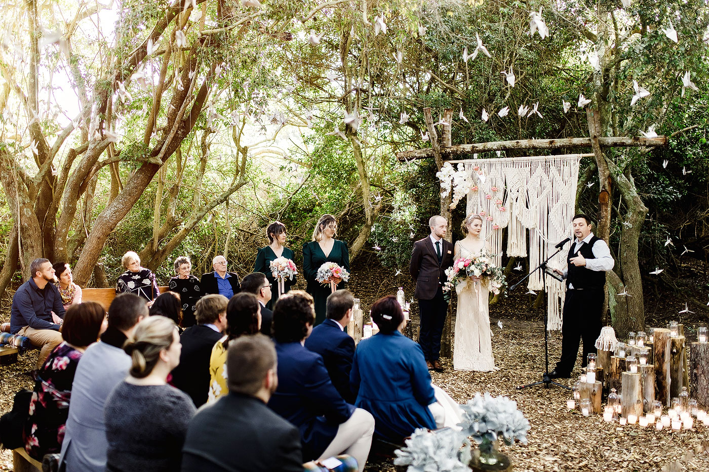 Forest Wedding Ceremony in Plettenberg Bay