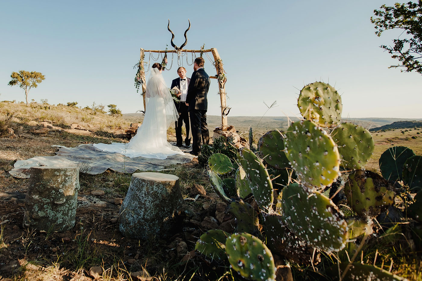 African Elopement Wedding Ceremony