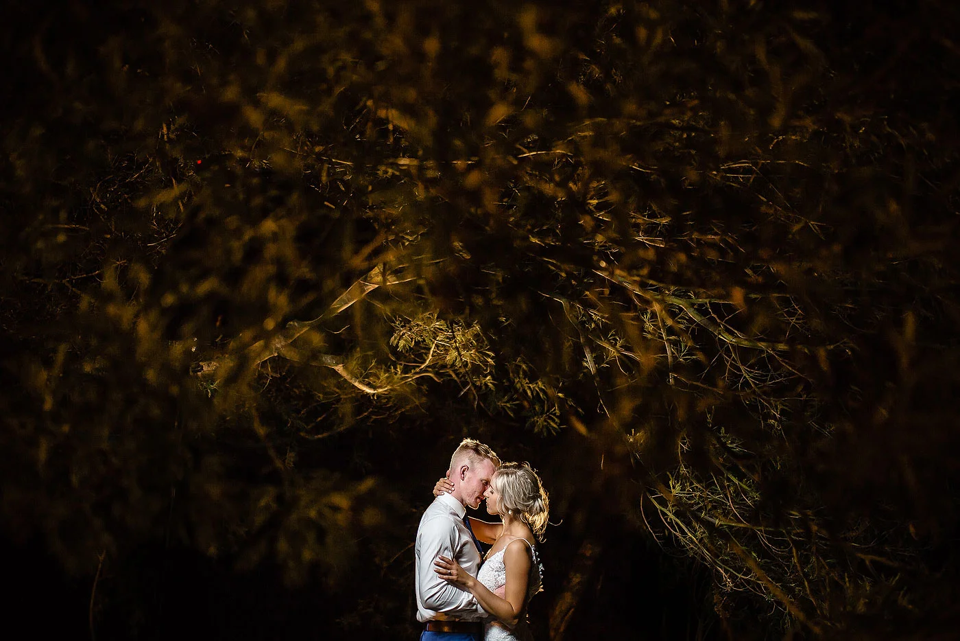 Evening Wedding Photography at Wedding
