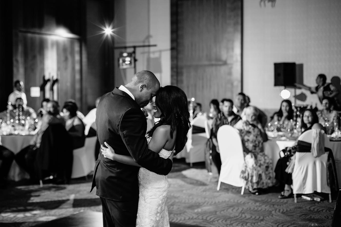 Intimate wedding first dance in George, Garden Route