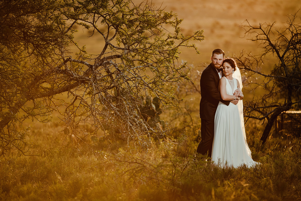  An intimate South African Wedding Elopement which featured a perfect African sunset with Marcus and Katlyn on a game ranch outside Adelaide in the Eastern Cape of South Africa. 