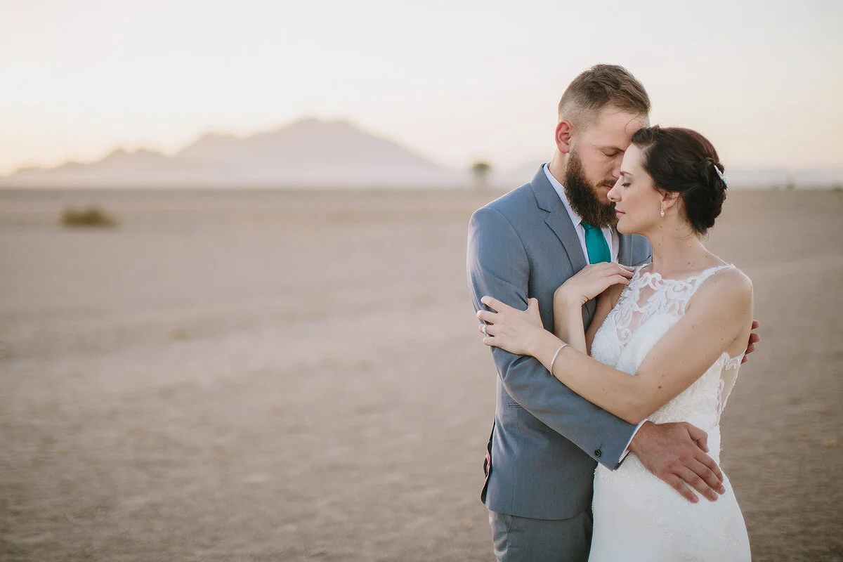 Intimate and classic wedding photography in Namibia