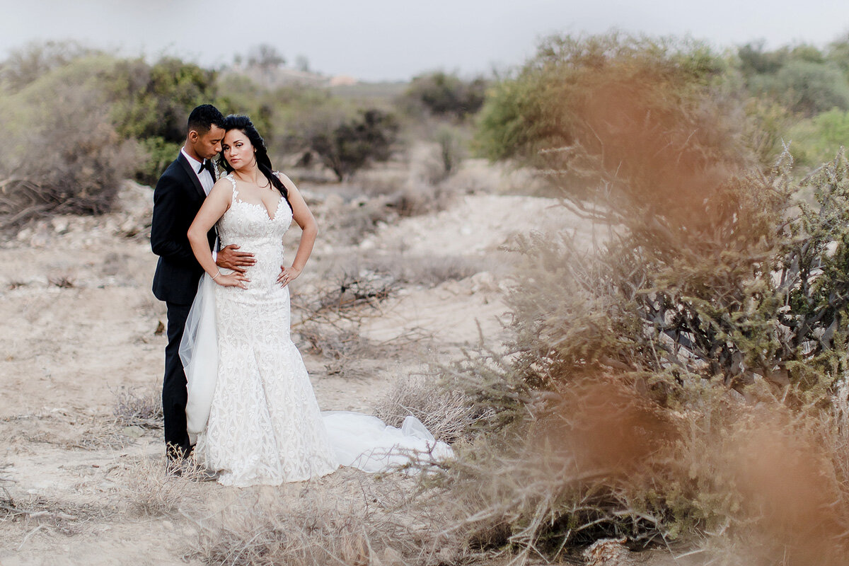Elegant Wedding Couple Photo in the Northern Cape of South Africa