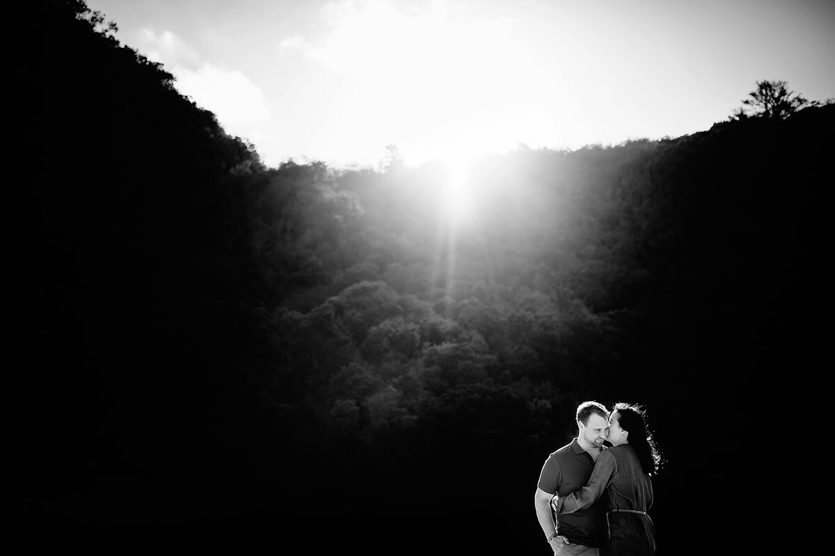 Creative Sunset Couple Engagement Photographer in the Garden Route of South Africa.