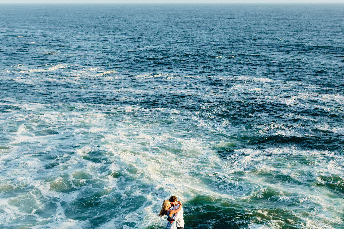 Ocean Inspired Creative Engagement Portraits at the Garden Route Coastline