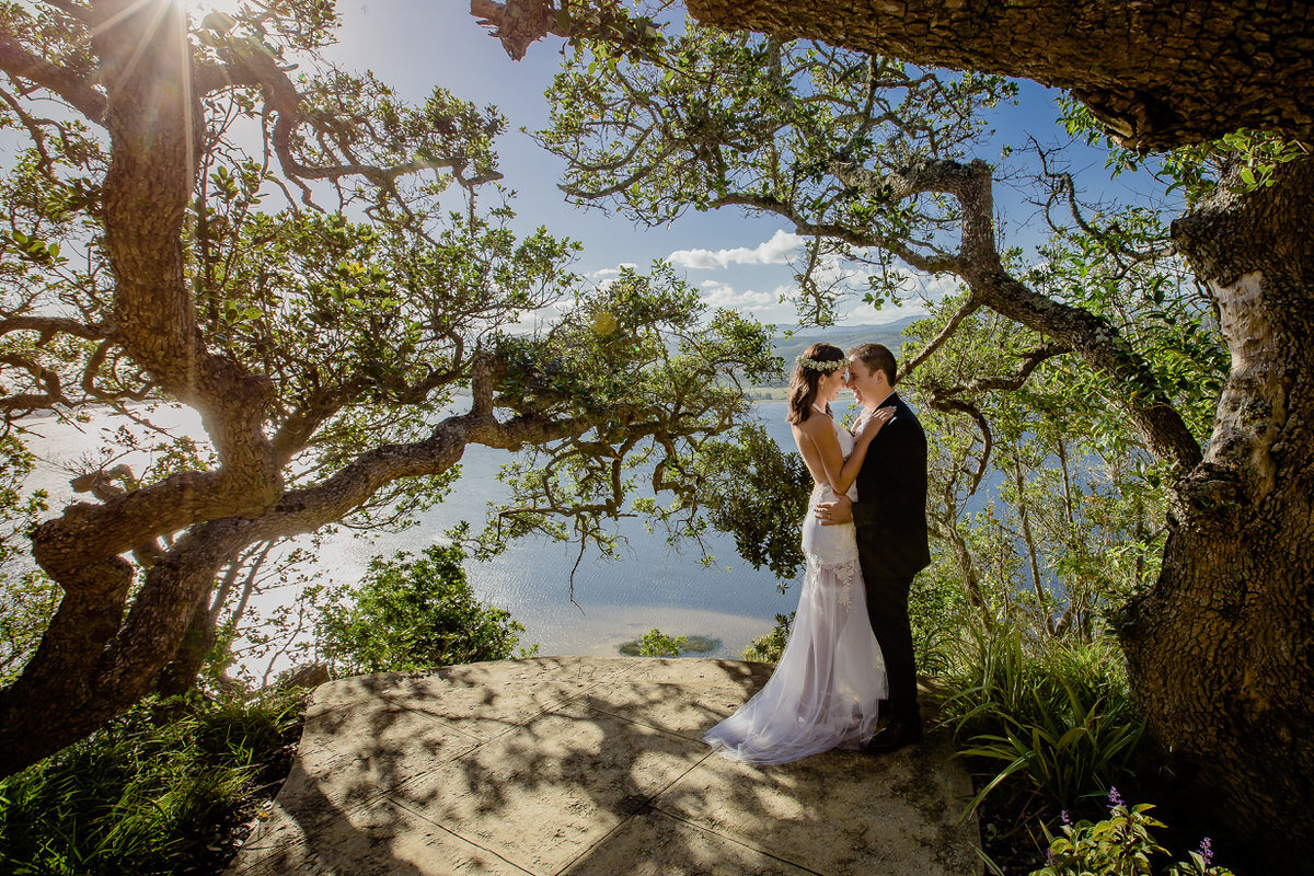 Elope in the Garden Route with lake views.