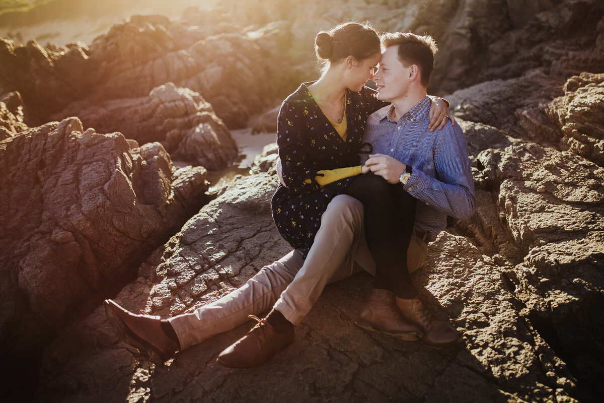 Beach Engagement Shoot in the Garden Route with Deon and Anerike.