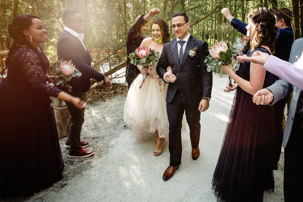 Forest Wedding Ceremony Location at Die Woud venue in Caledon, South Africa.