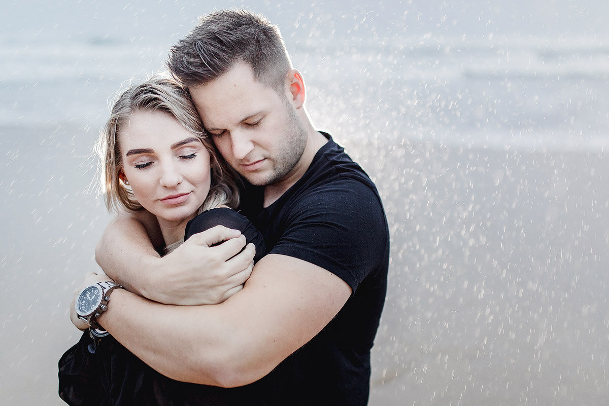 A Rain Beach Photo Shoot in Herolds Bay