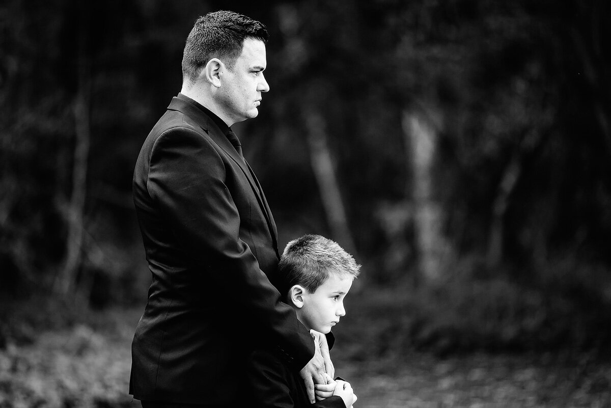 Father and Son wedding ceremony