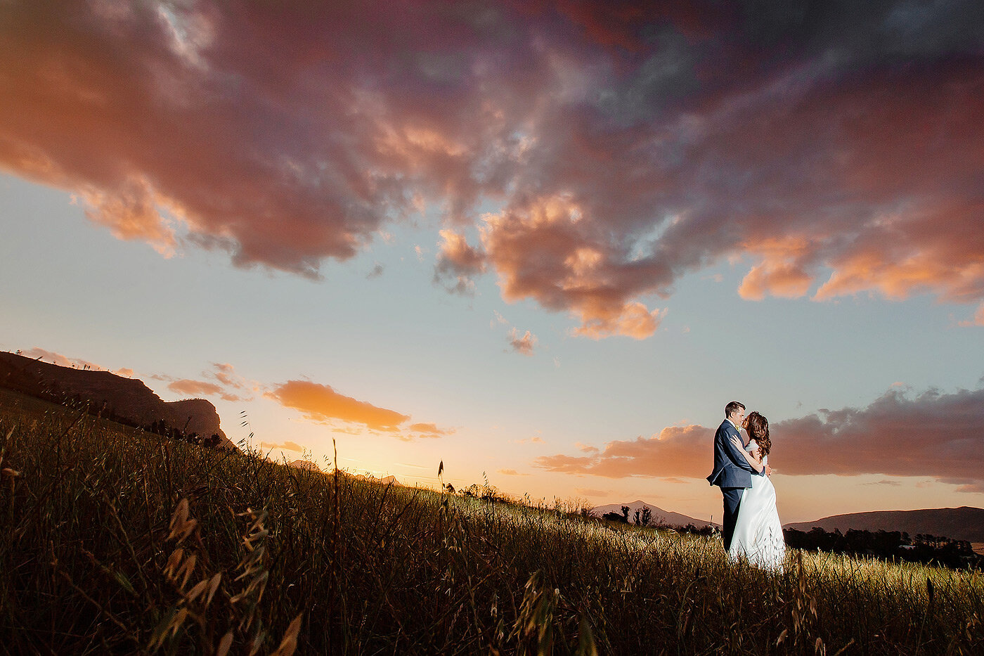 Sunset Wedding Photographs