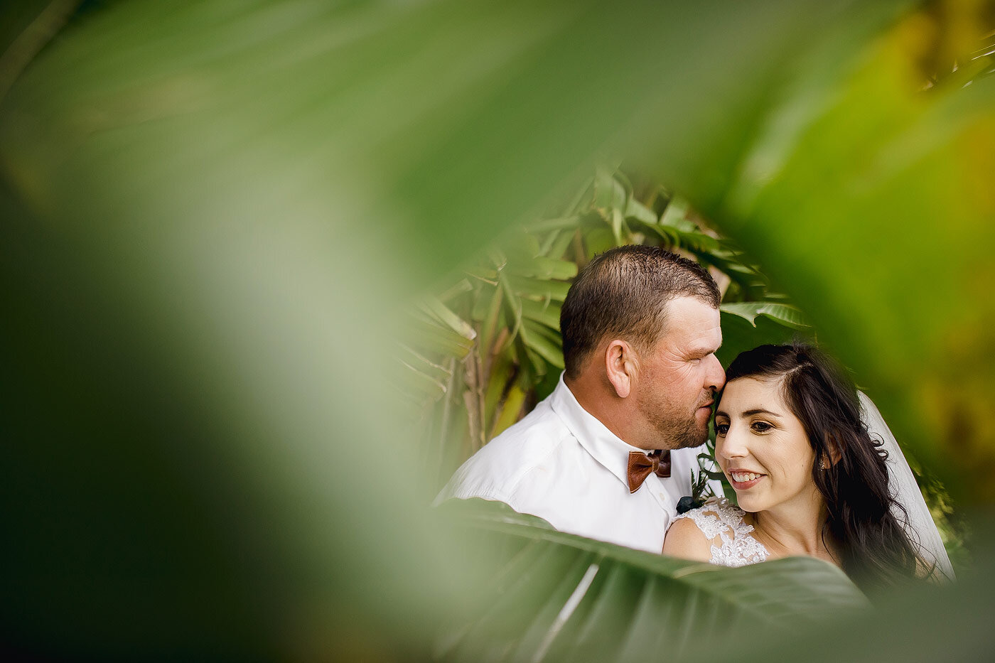 Bride and groom wedding portraits in the Garden Route.