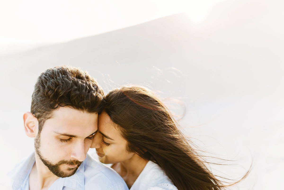  An engagement shoot in between the dunes at Sardinia Bay Beach with a classic inspired look and feel. 