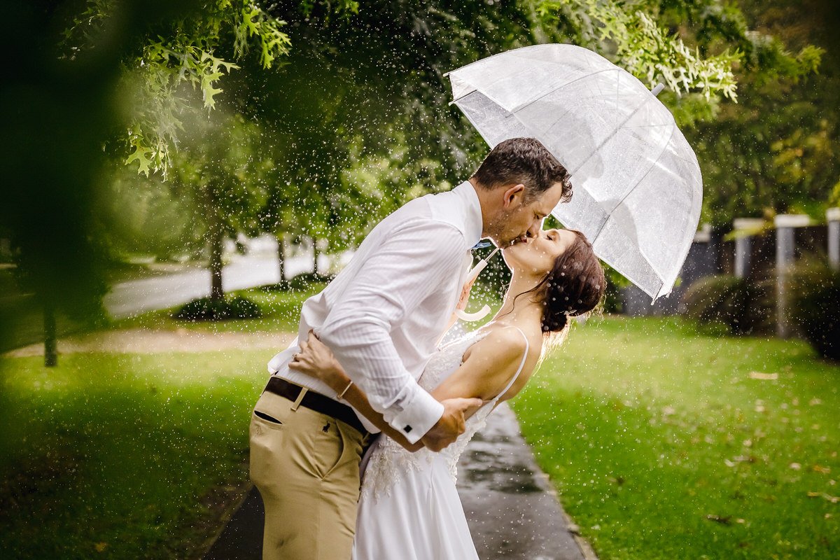 Rain photos on your wedding day