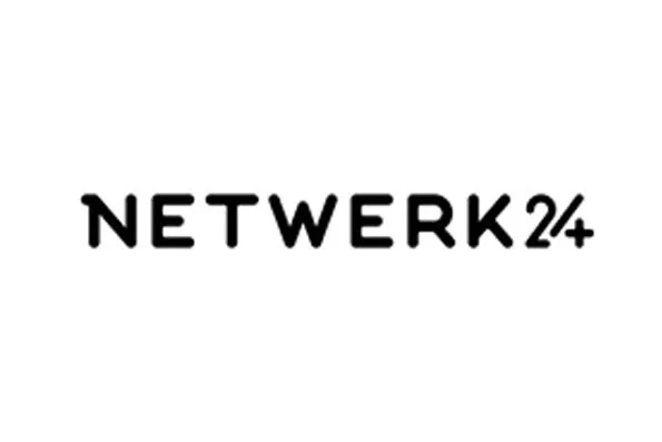 Black text reading 'NETWERK 24' on a white background.