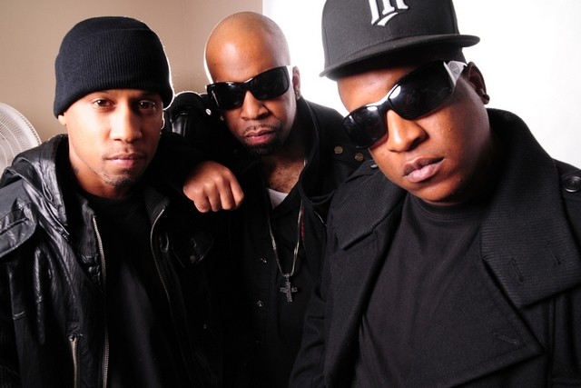  OutLawz : Hussein Fatal (Left) Young Noble (center) E.D.I. Mean (right)