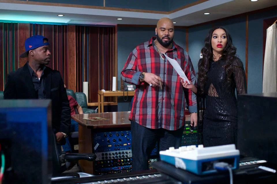 SG Magazine CEO DAZE (left) Dominic Santana as "Suge Knight" (center) KaraElyse (right) Check out our interview with Dominique Santana as Suge Knight https://soundcloud.com/milliondollarmindset/dominicsantanamilliondollarmindset