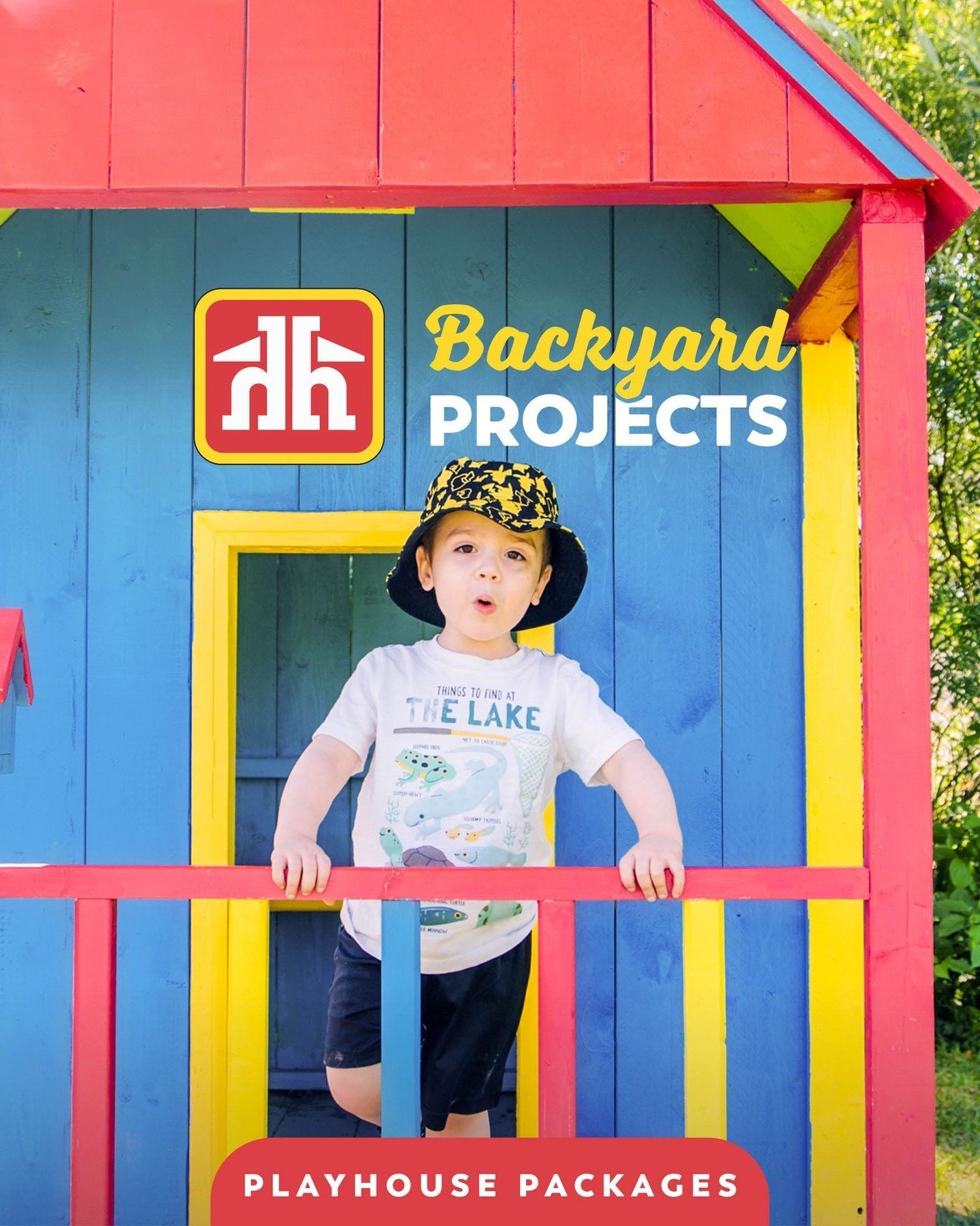 Give your kids a space where their imaginations can run wild with the Home Hardware Playhouse Packages! These amazing kits are entirely customizable, so you can match the playhouse to your home's style or get your kids involved and create a completel