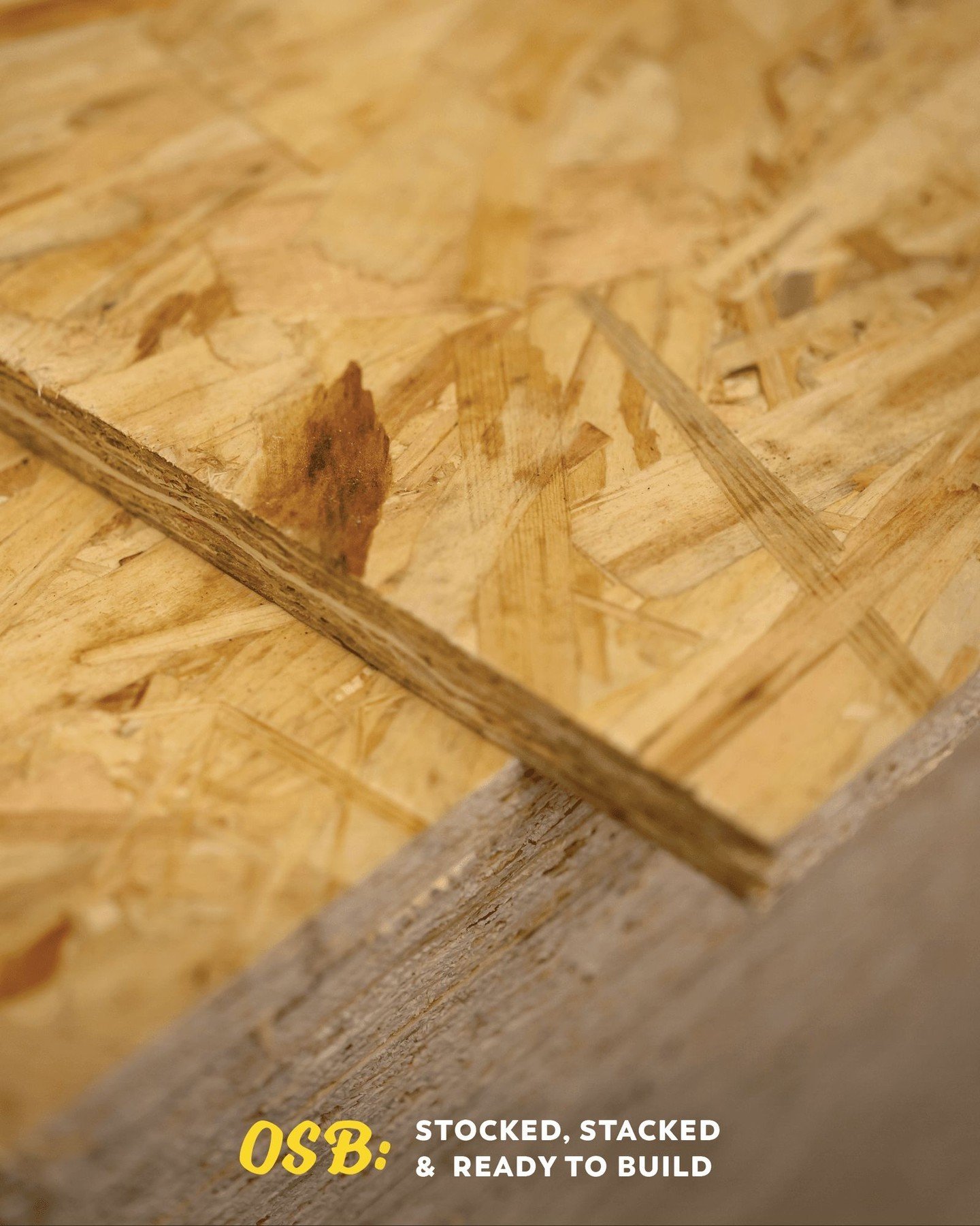 Building dreams one sheet of OSB at a time! At Burk&rsquo;s Falls Home Building Centre, we&rsquo;re stocked and stacked with sheets of OSB for the building season ahead. 

Whether it&rsquo;s framing, sheathing or decking, OSB&rsquo;s versatility pave