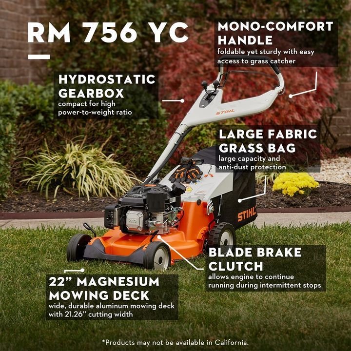 Thoughtful features like the ergonomic handle and blade brake clutch make new STIHL RM mowers the best part of your yard work. Visit Burk's Falls Home Building Centre to learn more!