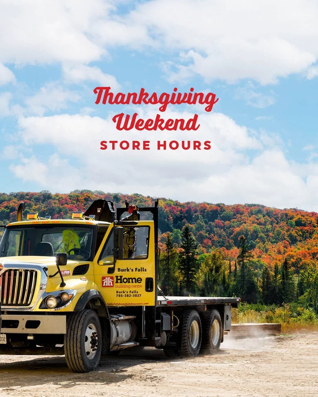 Heads up, handy folks! 🛠️

🍗 We&rsquo;re trading our wrenches in for wishbones this weekend. Please note our Thanksgiving Weekend hours and plan accordingly! 

Thanksgiving weekend hours:
Friday, October 10th: 7:30 AM-5 PM
Saturday, October 11th: 8