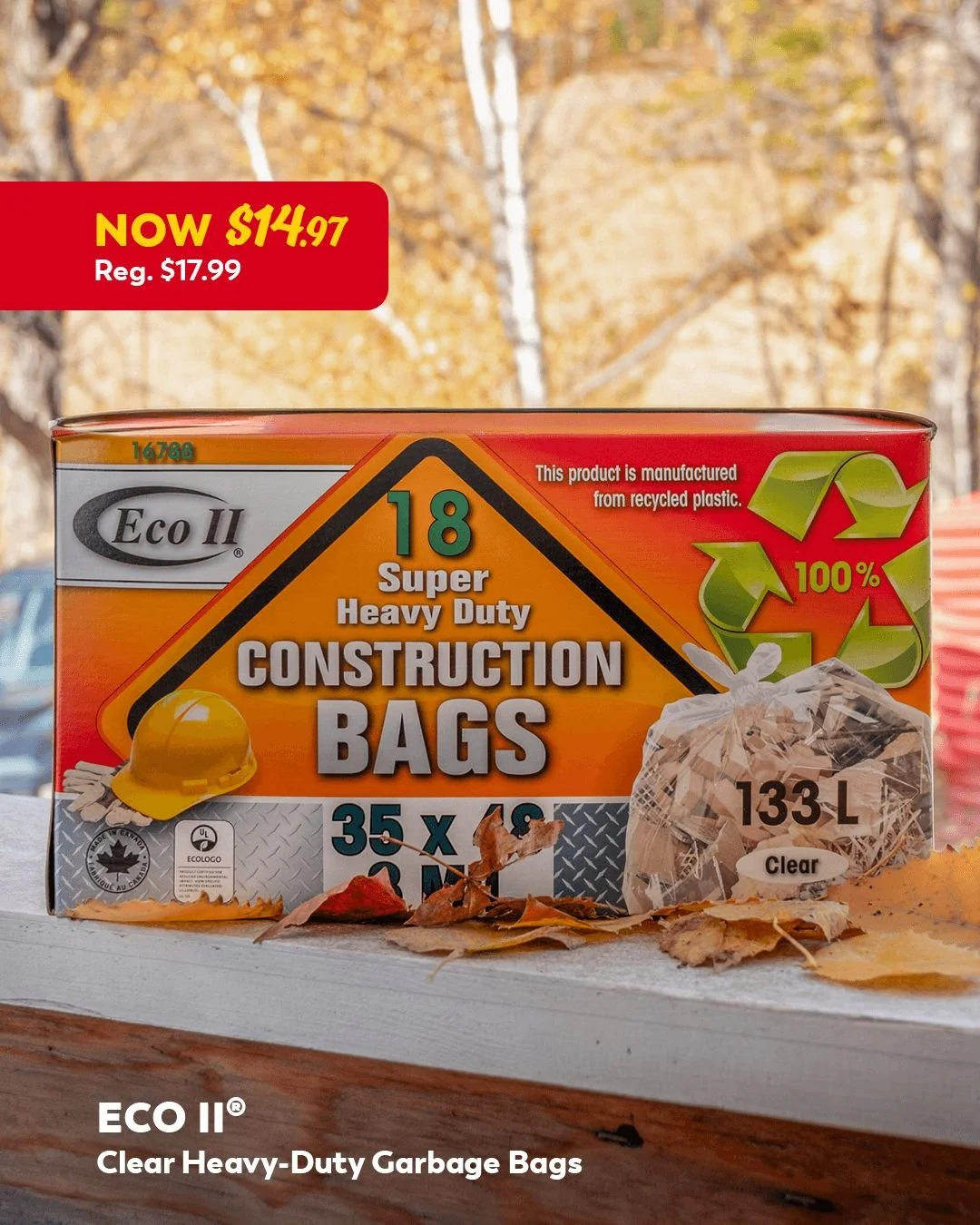 Get your Super Heavy Duty Construction Bags for $3 OFF now at Burk&rsquo;s Falls Home Building Centre! 🚧🛠️

Whether you&rsquo;re a DIYer, a PRO on jobsites with lots of heavy waste or anything in between, this bag is a great option! They come in 2M