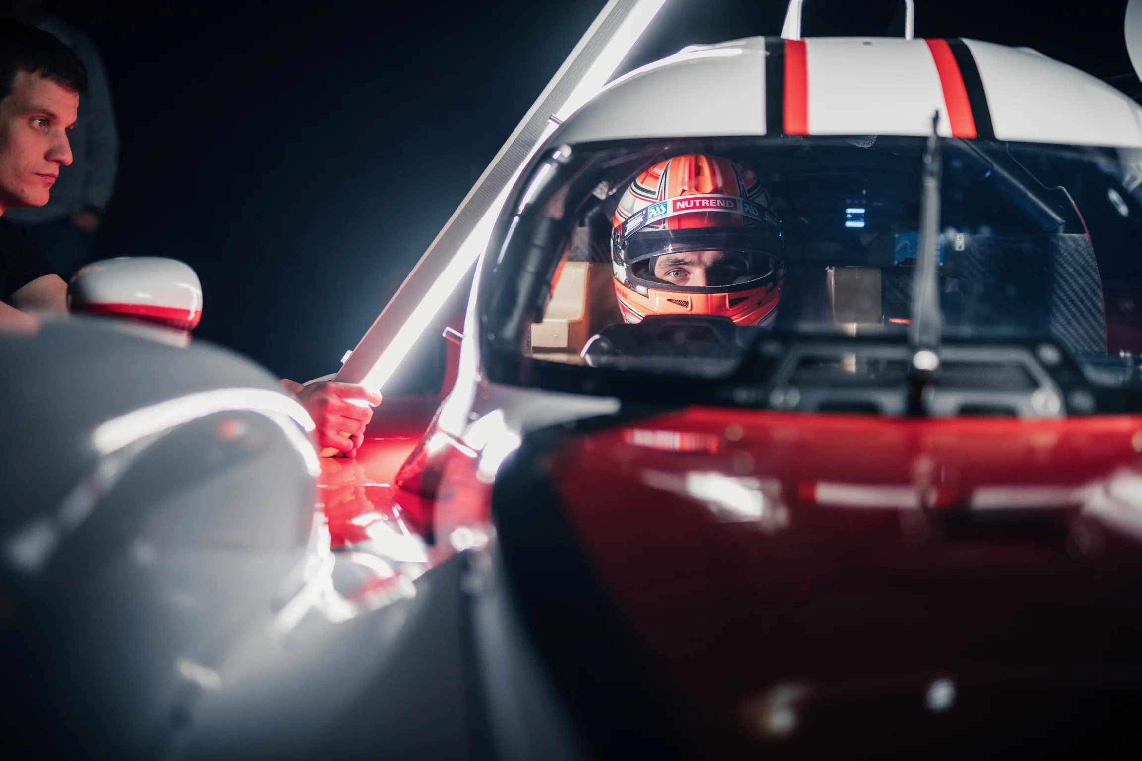 Tvář vozu Norma M30 - LMP3 a náš jezdec.