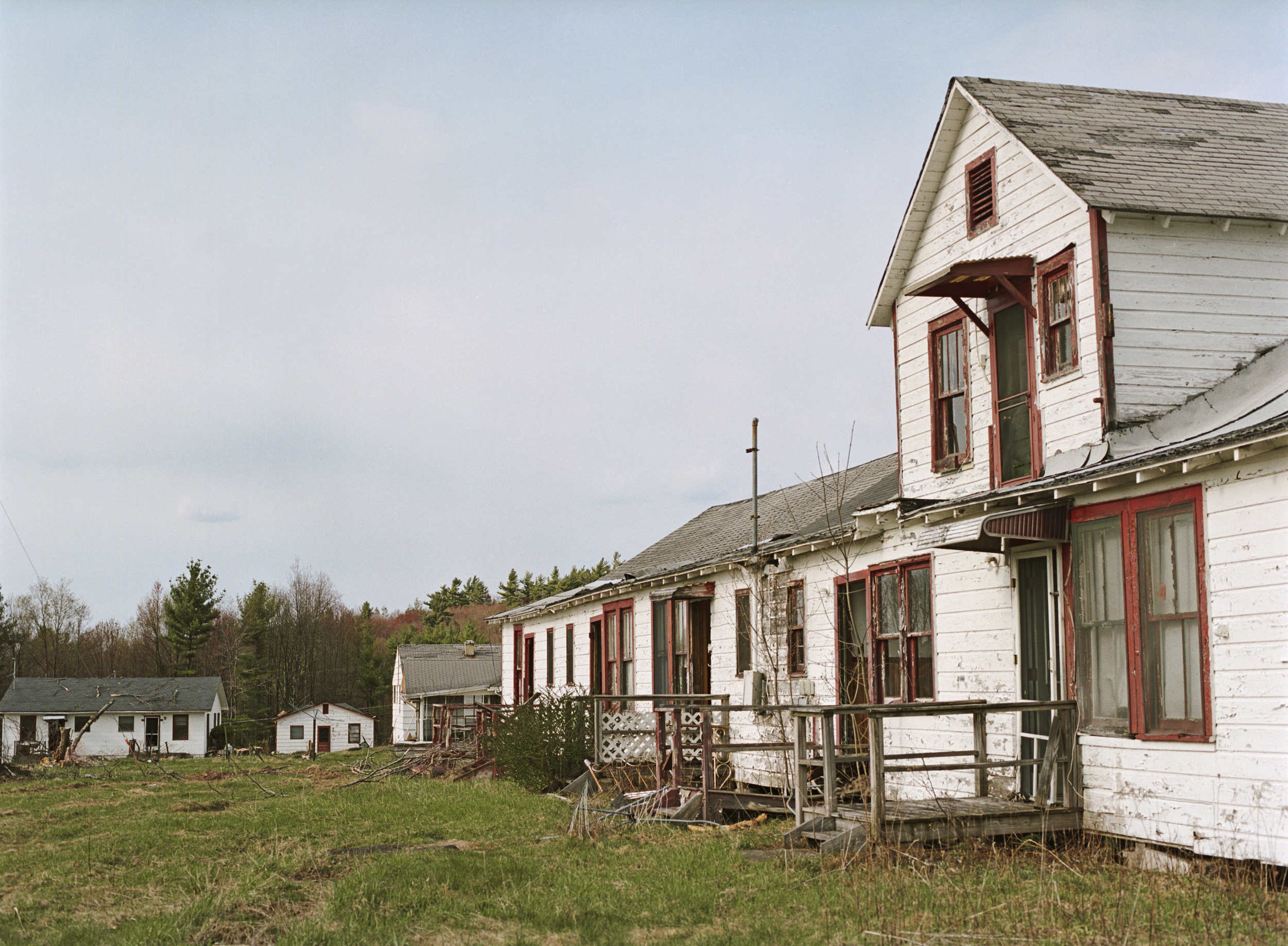 Bungalows, Breezy Corners Bungalow Colony, Monticello, NY, Chromogenic Print